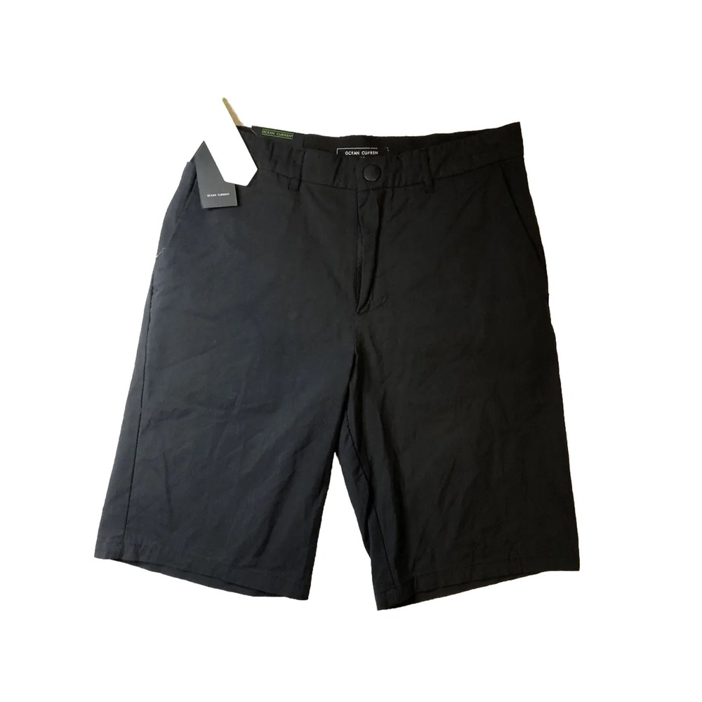 Ocean Current - NEW - Men's - Black Shorts Sz 30 - Chino - Elastic Waistband